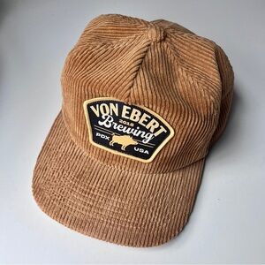 Rora Tan Corduroy Rainier Hat